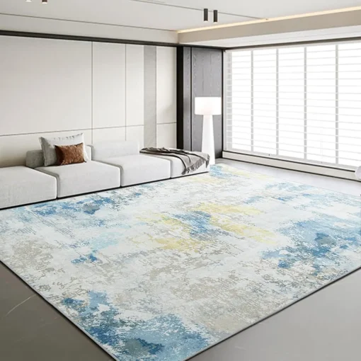 Hombys 10X14 Ft Modern Area Rug For Living Room Bedroom